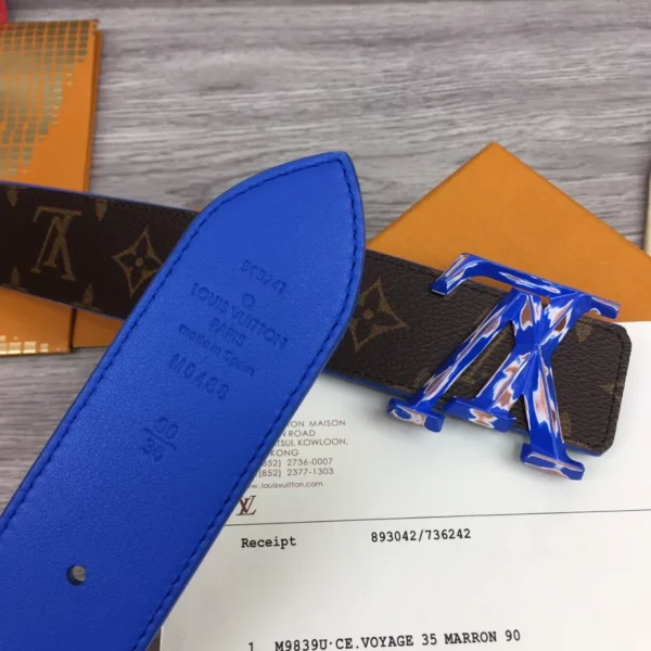 LOUIS VUITTON PYRAMIDE CITIES EXCLUSIVE 40MM REVERSIBLE BELT – B0131 - Image 5