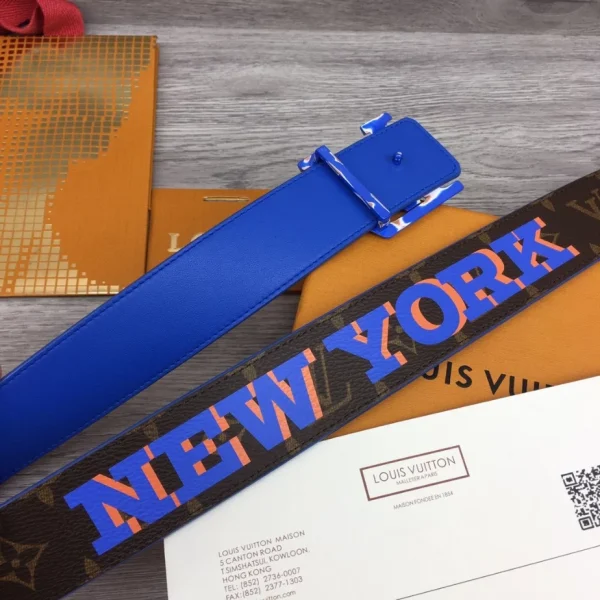 LOUIS VUITTON PYRAMIDE CITIES EXCLUSIVE 40MM REVERSIBLE BELT – B0131 - Image 8
