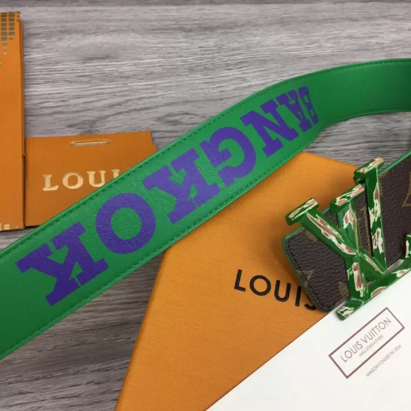 LOUIS VUITTON PYRAMIDE CITIES EXCLUSIVE 40MM REVERSIBLE BELT – B0132 - Image 4