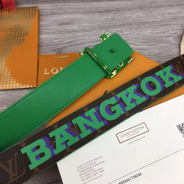 LOUIS VUITTON PYRAMIDE CITIES EXCLUSIVE 40MM REVERSIBLE BELT – B0132 - Image 5