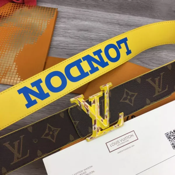 LOUIS VUITTON PYRAMIDE CITIES EXCLUSIVE 40MM REVERSIBLE BELT – B0133 - Image 3