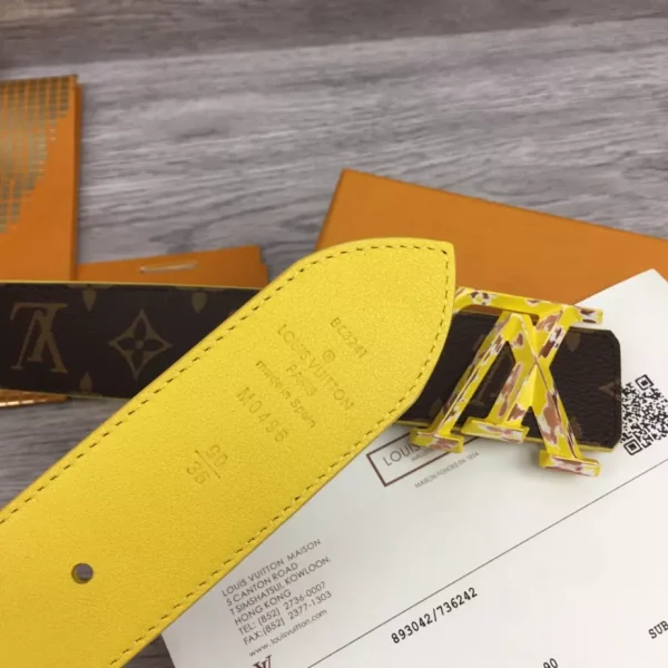 LOUIS VUITTON PYRAMIDE CITIES EXCLUSIVE 40MM REVERSIBLE BELT – B0133 - Image 5