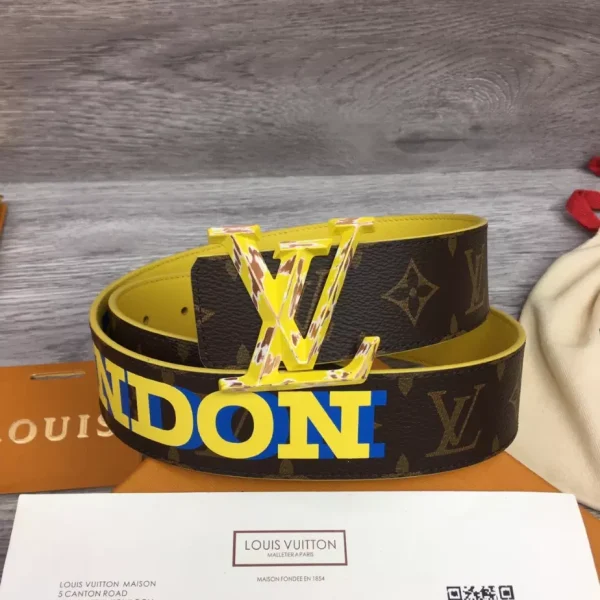 LOUIS VUITTON PYRAMIDE CITIES EXCLUSIVE 40MM REVERSIBLE BELT – B0133 - Image 2
