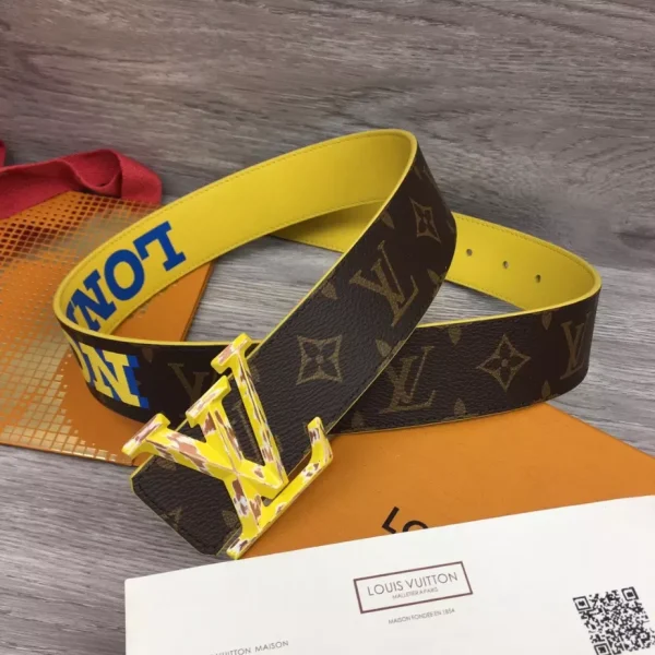 LOUIS VUITTON PYRAMIDE CITIES EXCLUSIVE 40MM REVERSIBLE BELT – B0133 - Image 8
