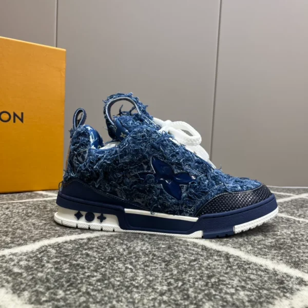 LOUIS VUITTON SKATE SNEAKERS IN BLUE – LSVT368 - Image 2
