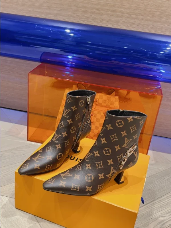 LOUIS VUITTON SPARKLE ANKLE BOOT – WLS004 - Image 7
