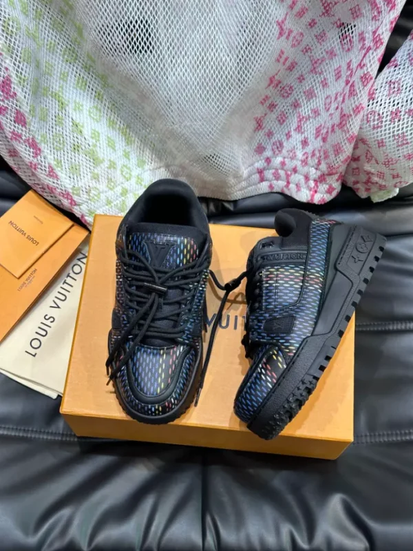 LOUIS VUITTON TRAINER MAXI SNEAKERS BLACK – LSVT374 - Image 2