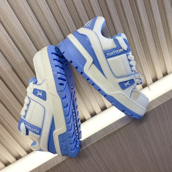 LOUIS VUITTON TRAINER MAXI SNEAKERS BLUE – LSVT370 - Image 7