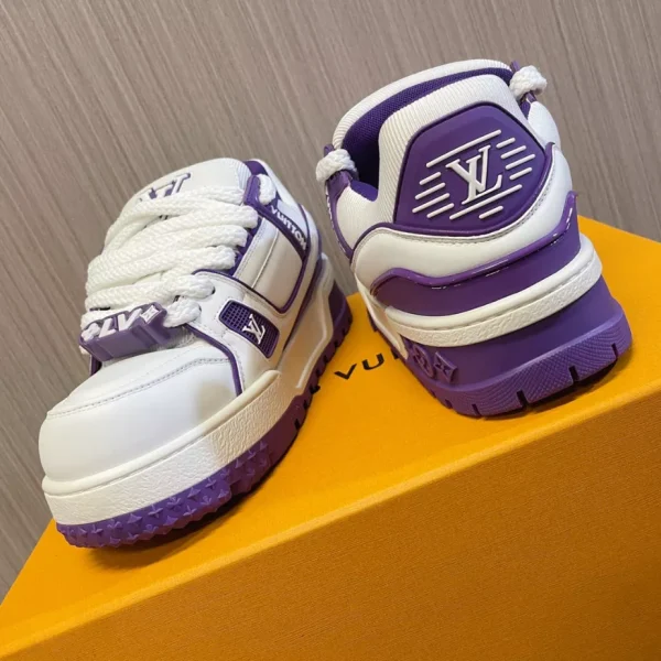 LOUIS VUITTON TRAINER MAXI SNEAKERS PURPLE – LSVT373 - Image 4