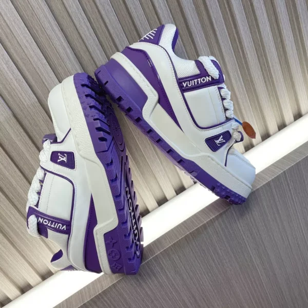 LOUIS VUITTON TRAINER MAXI SNEAKERS PURPLE – LSVT373 - Image 5