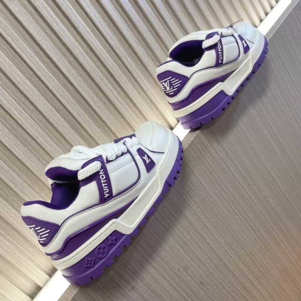 LOUIS VUITTON TRAINER MAXI SNEAKERS PURPLE – LSVT373 - Image 6