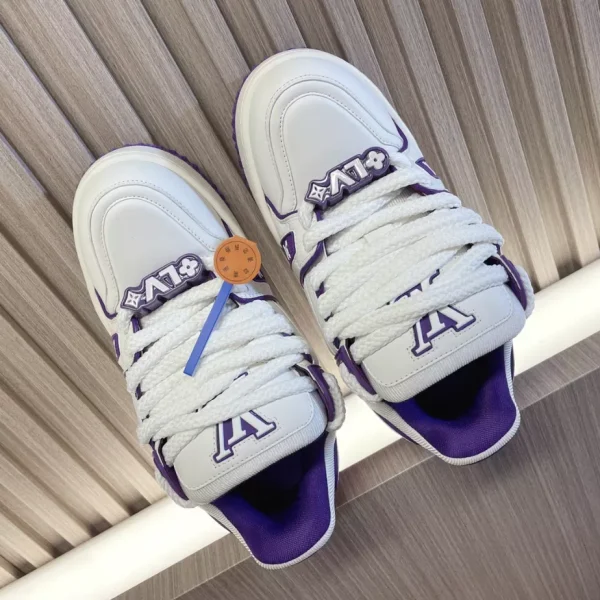 LOUIS VUITTON TRAINER MAXI SNEAKERS PURPLE – LSVT373 - Image 7