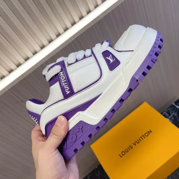 LOUIS VUITTON TRAINER MAXI SNEAKERS PURPLE – LSVT373 - Image 3