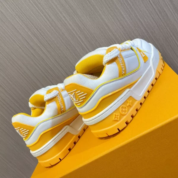 LOUIS VUITTON TRAINER MAXI SNEAKERS YELLOW – LSVT372 - Image 6