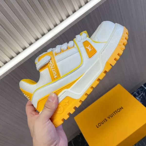 LOUIS VUITTON TRAINER MAXI SNEAKERS YELLOW – LSVT372 - Image 3