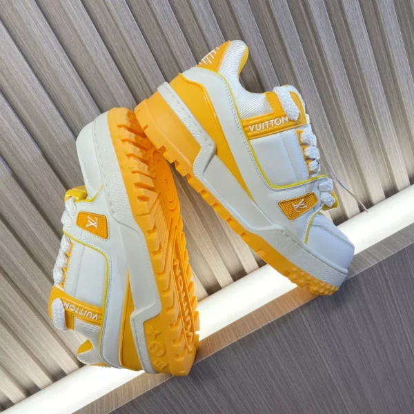 LOUIS VUITTON TRAINER MAXI SNEAKERS YELLOW – LSVT372 - Image 5