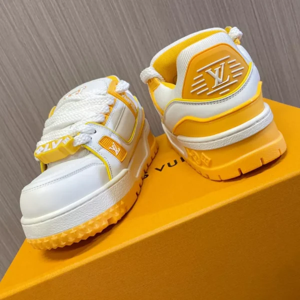 LOUIS VUITTON TRAINER MAXI SNEAKERS YELLOW – LSVT372 - Image 8