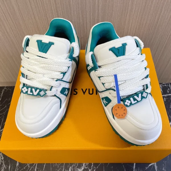 LOUIS VUITTON TRAINER MAXI SNEAKERS GREEN – LSVT369 - Image 2