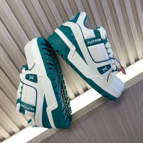 LOUIS VUITTON TRAINER MAXI SNEAKERS GREEN – LSVT369 - Image 6
