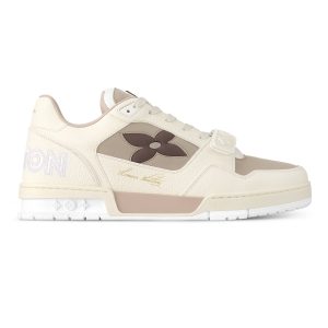 LOUIS VUITTON TRAINER SNEAKERS IN BEIGE – LSVT355