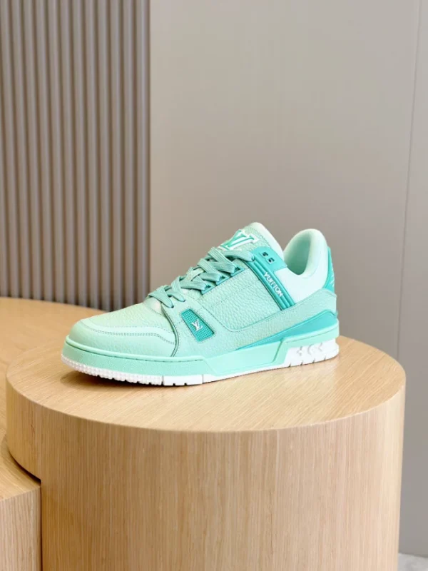 LOUIS VUITTON TRAINER SNEAKERS IN BLUE – LSVT361 - Image 5
