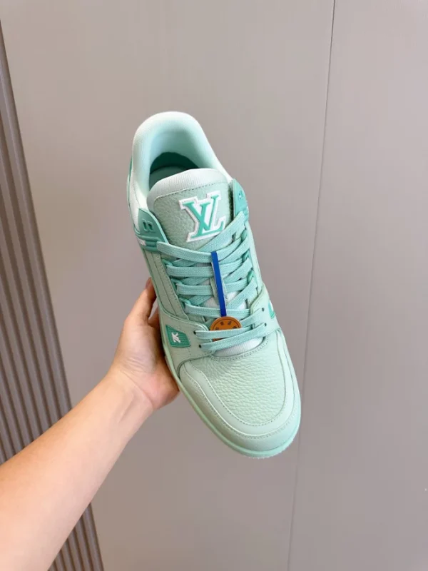 LOUIS VUITTON TRAINER SNEAKERS IN BLUE – LSVT361 - Image 6
