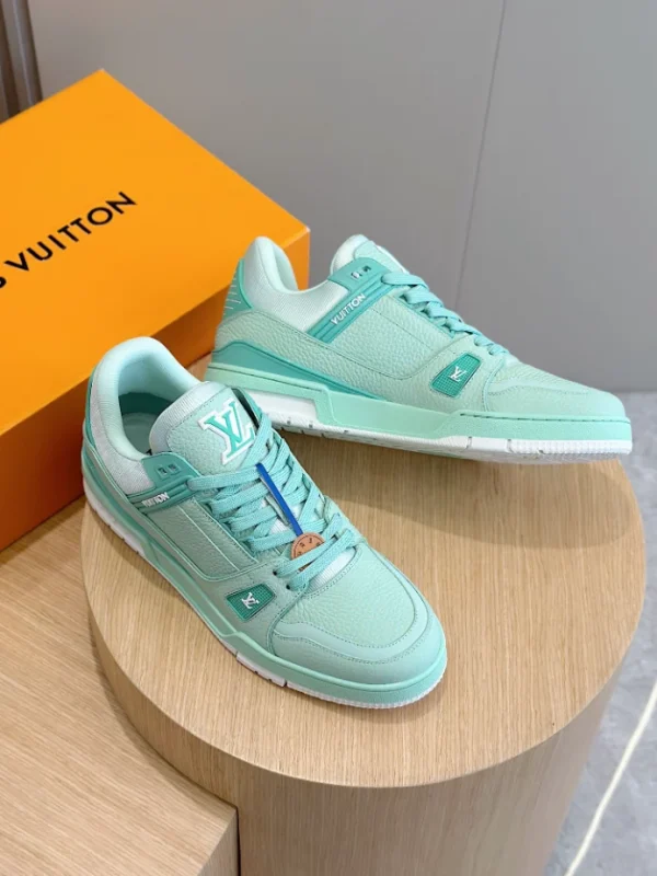 LOUIS VUITTON TRAINER SNEAKERS IN BLUE – LSVT361 - Image 8