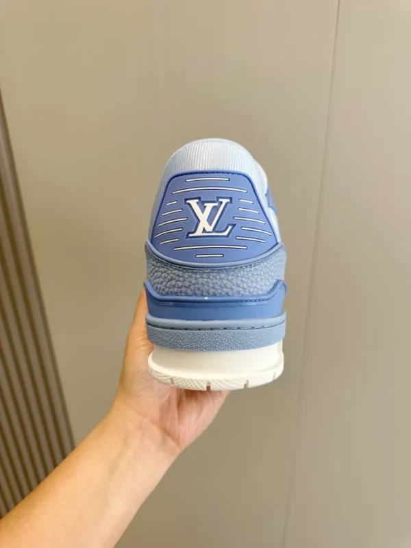 LOUIS VUITTON TRAINER SNEAKERS IN BLUE – LSVT360 - Image 9