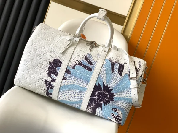 LOUIS VUITTON X YAYOI KUSAMA KEEPALL 50 TAURILLON MONOGRAM – WLM535 - Image 2