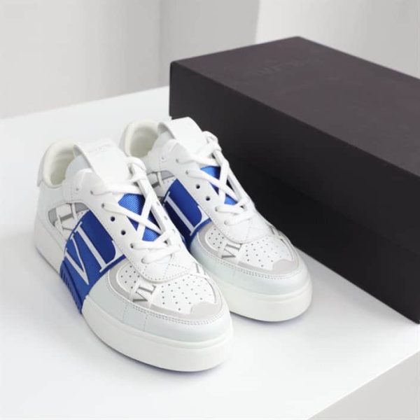 LOW-TOP CALFSKIN VL7N SNEAKER WITH BANDS – VLS027