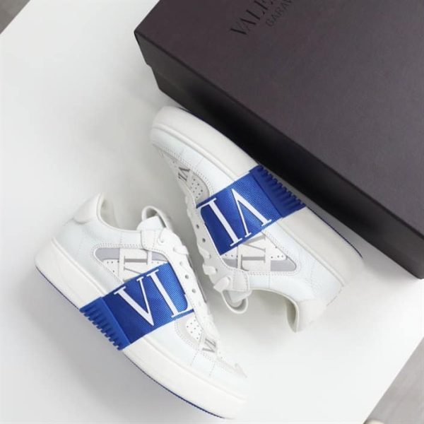 LOW-TOP CALFSKIN VL7N SNEAKER WITH BANDS – VLS027 - Image 6