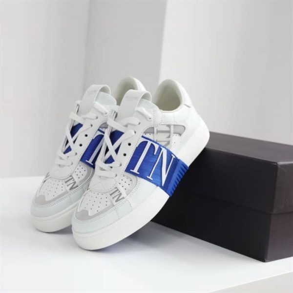 LOW-TOP CALFSKIN VL7N SNEAKER WITH BANDS – VLS027 - Image 4