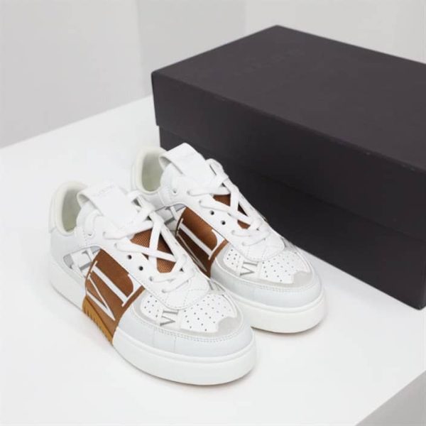 LOW-TOP CALFSKIN VL7N SNEAKER WITH BANDS – VLS025