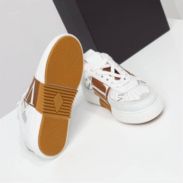 LOW-TOP CALFSKIN VL7N SNEAKER WITH BANDS – VLS025 - Image 4
