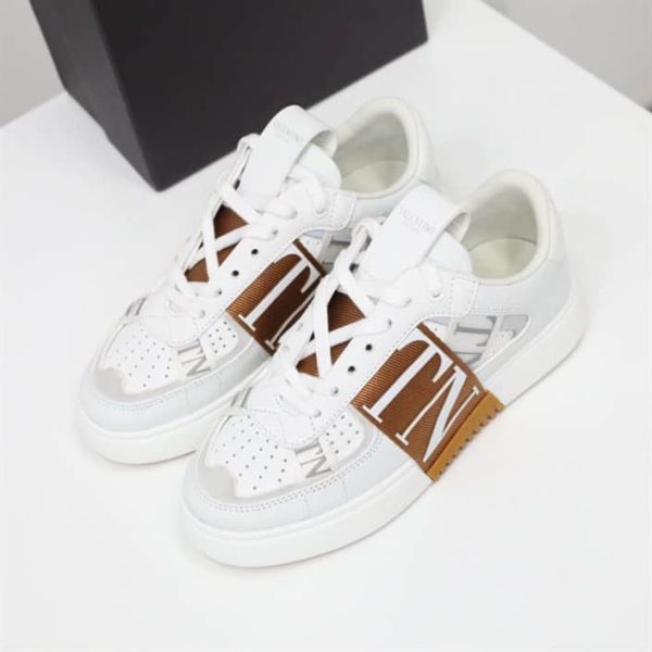 LOW-TOP CALFSKIN VL7N SNEAKER WITH BANDS – VLS025 - Image 2
