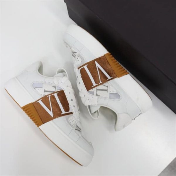 LOW-TOP CALFSKIN VL7N SNEAKER WITH BANDS – VLS025 - Image 6