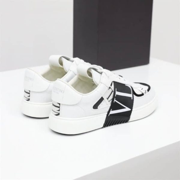 LOW-TOP CALFSKIN VL7N SNEAKER WITH BANDS – VLS026 - Image 3