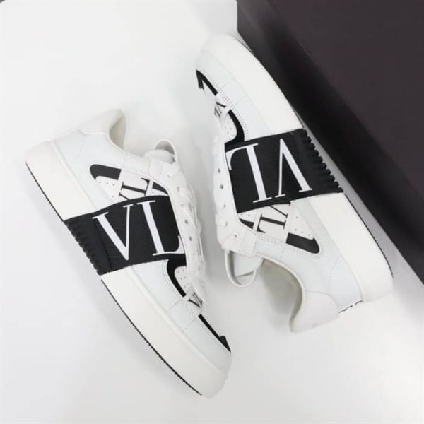 LOW-TOP CALFSKIN VL7N SNEAKER WITH BANDS – VLS026 - Image 5