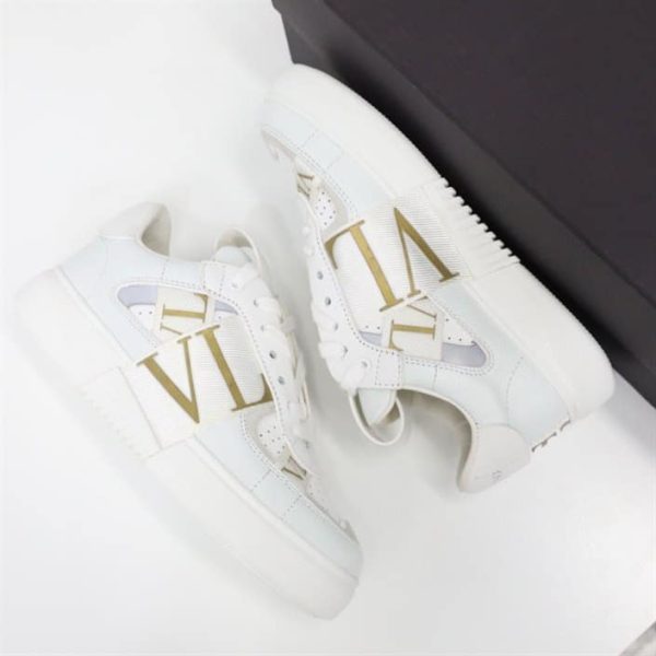 LOW-TOP CALFSKIN VL7N SNEAKER WITH BANDS – VLS028 - Image 2