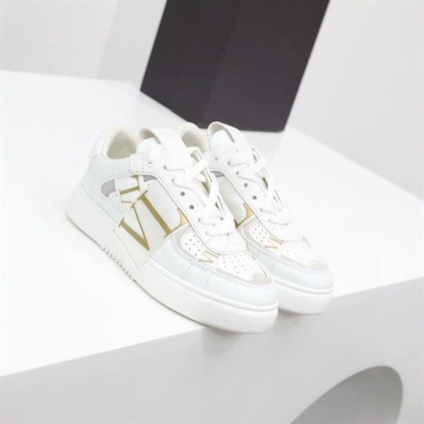 LOW-TOP CALFSKIN VL7N SNEAKER WITH BANDS – VLS028 - Image 4