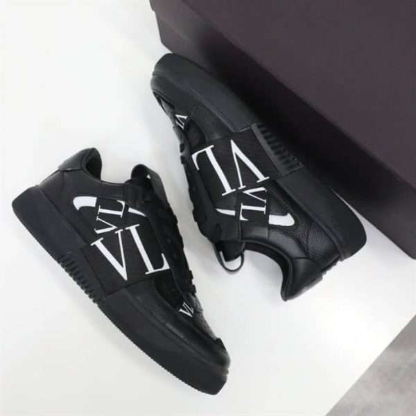 LOW-TOP CALFSKIN VL7N SNEAKER WITH BANDS – VLS029 - Image 7
