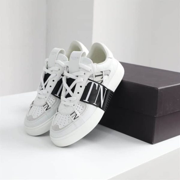LOW-TOP CALFSKIN VL7N SNEAKER WITH BANDS – VLS030 - Image 4