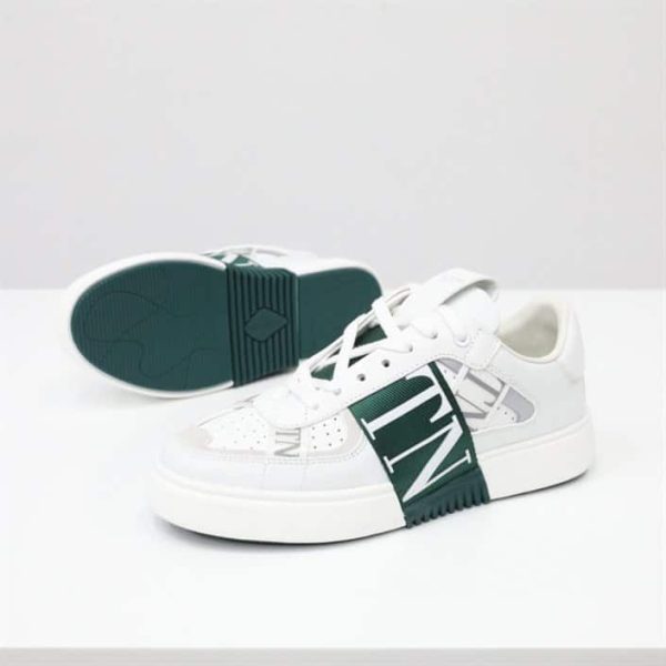 LOW-TOP CALFSKIN VL7N SNEAKER WITH BANDS – VLS032 - Image 3