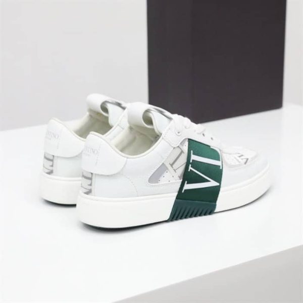 LOW-TOP CALFSKIN VL7N SNEAKER WITH BANDS – VLS032 - Image 6