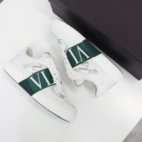 LOW-TOP CALFSKIN VL7N SNEAKER WITH BANDS – VLS032 - Image 2