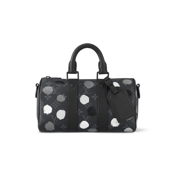 LV X YK BANDOULIÈRE KEEPALL 25 MONOGRAM ECLIPSE CANVAS – WLM560