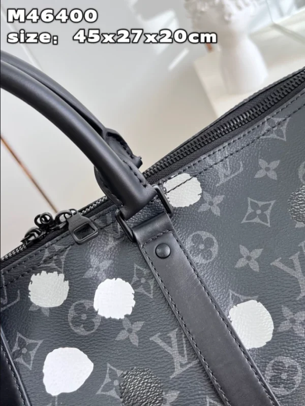 LV X YK BANDOULIÈRE KEEPALL 45 MONOGRAM ECLIPSE CANVAS – WLM548 - Image 4