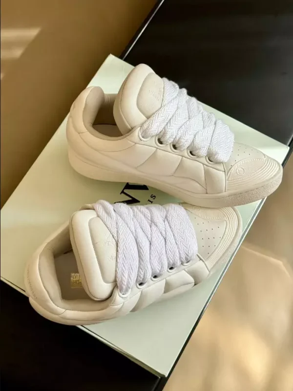Lanvin CURB XL Leather Sneakers – LV003 - Image 3