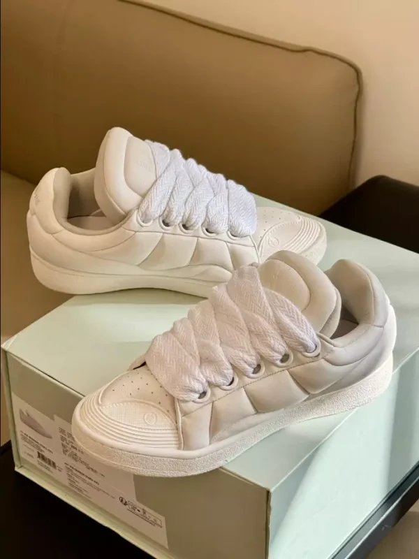 Lanvin CURB XL Leather Sneakers – LV003 - Image 4