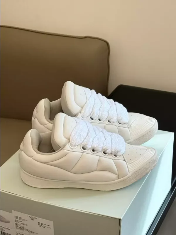 Lanvin CURB XL Leather Sneakers – LV003 - Image 7